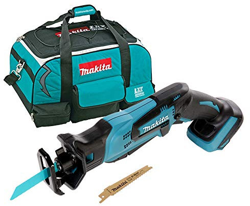Makita DJR183 18V Mini Reciprocating Saw with LXT400 4 Pocket Bag