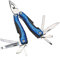 Personalisiertes Multifunktions-Taschenmesser mit Gravur - 8in1 Edelstahl Multitool Werkzeug Klappmesser mit Namen - Pefektes Geschenk für Männer zum Vatertag (Multitool blau)