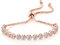 Philip Jones Rose Gold Plated Friendship Bracelet with Zircondia® Crystals
