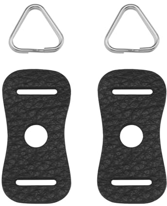 Set med 2 par öljetter för kamerarem triangelkrok för Sony DSLR-kamera, spegelfri avståndsmätare med rund ögla