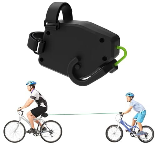 Bymivofun Corda di Traino per Bicicletta, Sistema di Traino per Biciclette, Fune di Traino per Bicicletta per Bambini, Cinghia di Traino per Mountain Bike e Ciclismo