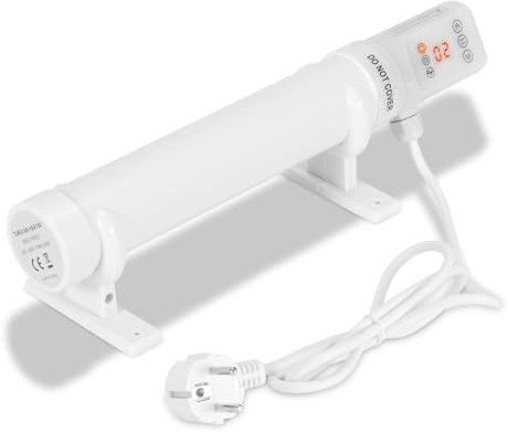 Sonnewelt 60W Gewächshausheizung Elektrische Heizung für Gewächshäuser mit Timer-, Zeitplan- und Zyklusfunktion,Ideal für Schränke und Gewächshäuser