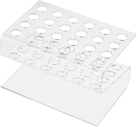 DIYEAH Acryl Stiftehalter 24 Loch Transparent Mehrlochiger Pinselhalter Organizer Für Home Office