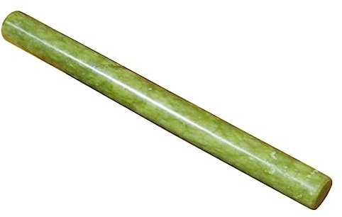 ELAYARD Rouleau à Pâtisserie en Marbre 26 Cm, Rouleau à Pâte Droit, Surface Lisse, pour Pâte à Raviolis et Pâtisseries, Ustensile la Cuisine Maison, Nettoyage Facile, Couleur Aléatoire