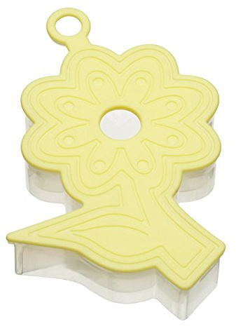 Kitchen Craft Let's Make - Formina 3D per biscotti, in silicone, motivo: Fiore