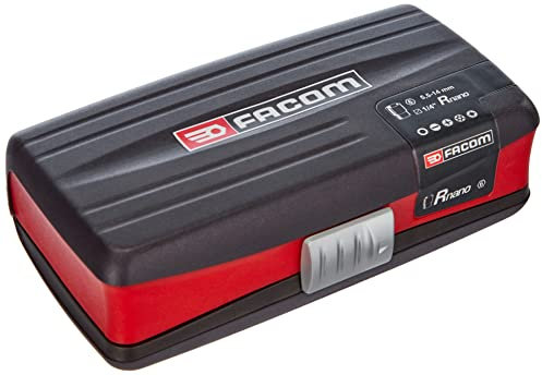 FACOM - Coffret de Douilles 1/4'' Carré 38 Outils Pièces - RL.NANO1PB - Clés à Cliquet, Tournevis et Embouts- Jeu de Serrage et Vissage Complet - Outillage à Main