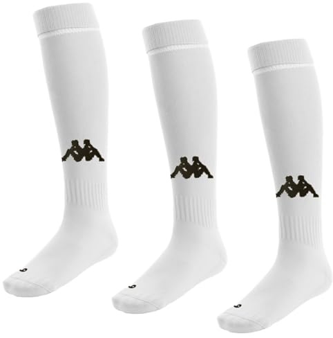 Kappa Penao PPK 3 Socks - Calcetines para hombre, color blanco, talla 39-42