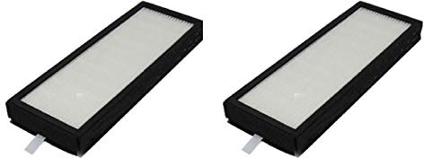 Nispira AH60010 True HEPA Filter Replacement for Hoover Air Purifier WH10100 WH10200 Oreck AK60010QPC WK17001QPC WK17004QPC WK17003QPC WK17002QPC, 2 Pack