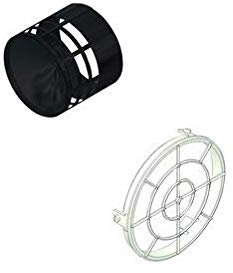 Tecnogas - Chimenea para caldera de condensación de plástico rígido para desagüe de humos, kit de rejilla terminal Ø 80