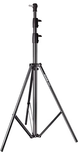 Godox Aluminum Photography Light Tripod Stand for Studio Photographic Lighting, Softboxes, Umbrellas, Backgrounds - 240CM, 94 Inches