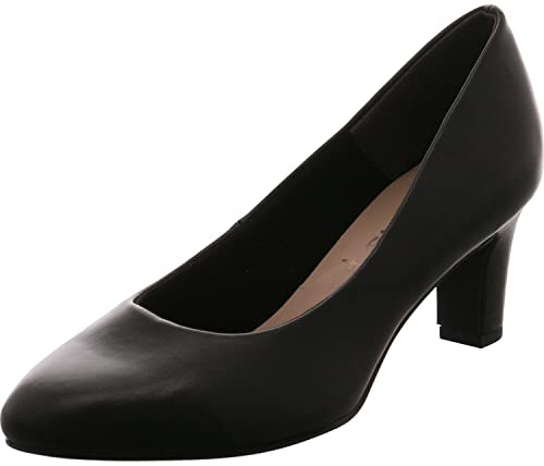 Tamaris Damer klassiska pumps 1-22419-20 vit, Svart Matt, 41 EU