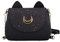 LIAOLI Luna Sailor Moon Tasche Kawaii Schwarz Cat GeldböRse Handbag Messenger Pailletten Cosplay Crossbody Schultertaschen