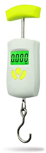 UNbit Mini báscula Colgante de Bolsillo portátil de 50kg, báscula electrónica portátil for Maleta de Viaje, Equipaje, Anzuelo Balanzas