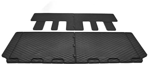 Mattenprofis Gummimatten Gummifussmatten kompatibel mit Ford Tourneo Custom NXN Fahrgastraum ab Bj.2024