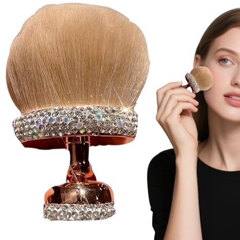 Kropps makeupborste - diamant kropp makeupborste, mixer | extra täckning bred grund, lätt lyxig diamant lös pulver för rygg och ben solskyddsblandning