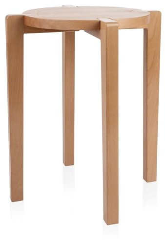 Gymnastikhocker aus Holz, Ø 35 cm, Sitzhöhe 48 cm