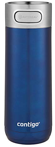Contigo Luxe Vacuum-Insulated Stainless Steel Thermal Travel Mug 16 Ounces Monaco
