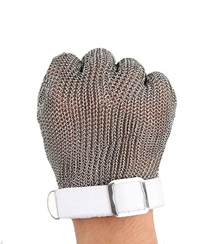 Guanti Antitaglio Guanti da Cucina Ristrutturati Alimentari, Guanti da Lavoro di Sicurezza di Sicurezza 9, Adatti for la macellazione, Intaglio del Legno, rimozione delle ostriche (Size : 1pcs/M)