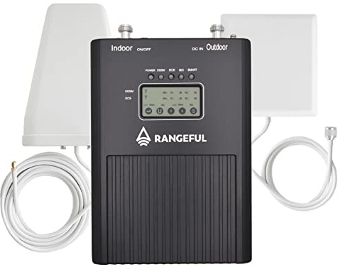 Rangeful Spear 300 V4G-L Amplificateur de Signal de Téléphone Mobile pour Tous Les Opérateurs Européens GSM/LTE Répéteur 2G/4G Répéteur Cellulaire 800/900MHz Répéteur de Téléphone Mobile