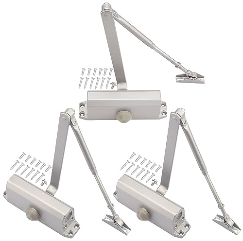 GENHAKON 3 PCS Auto Door Closer, Residential for Homes, Offices, Schools & Public Spaces, Easy Installation