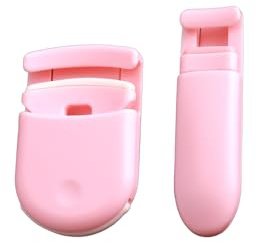 Benixmidart 2Packs Eyelash Curlers, Mini Lash Curler with Bonus Replacement Lash Pad, Eyelash Curler Kit Portable Travel Eyelash Curler for Partial and Entire Eye Makeup (Pink)