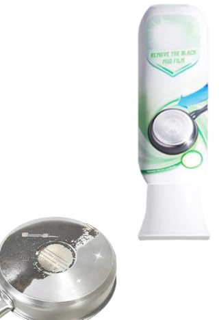 Latte detergente concentrato multifunzionale e potente, la pellicola di fango rimuove i residui di bruciato e scioglie il grasso carbonizzato ostinato in 5 minuti, senza bisogno di strofinare. (1Pcs)