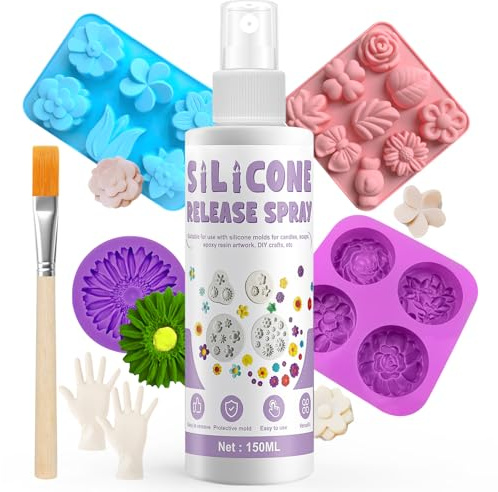 Miioto Distaccante per Stampi in Silicone,Distaccante per Resina Epossidica