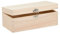 Glorex 6 1682 002 - Holzbox aus Kiefernholz, rechteckig, mit Verschluss, ca. 23 x 11 x 9 cm groß, FSC Mix, zum Bemalen, Bekleben oder Verzieren mit dem Brandmalkolben