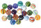 Glasmurmeln Streifenmix 20mm 24-TLG.