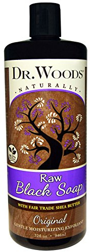 Dr. Woods Shea Vision Pure Black Soap with Organic Shea Butter, 32 Ounce