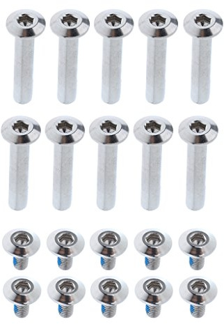 Sharplace 10pcs Inline Skate Innensechskant Schrauben Set aus