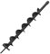 vidaXL Barrena de Jardín Broca Espiral Acero Taladro Tierra Perforador Suelo Ahoyador Excavador Jardinería Herramienta Ahoyadora Plantar Sembrar 80 mm