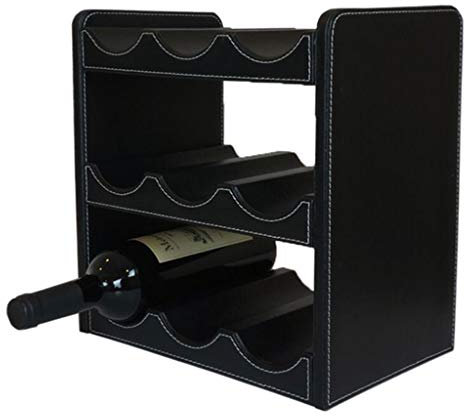 MYBA Weinregal Kreative Weinregal Kunstleder Trauben Weinhalter Haushalt Wohnzimmer Weinflasche Schrank Dekoration Geschenk Flaschenregal (Color : B)
