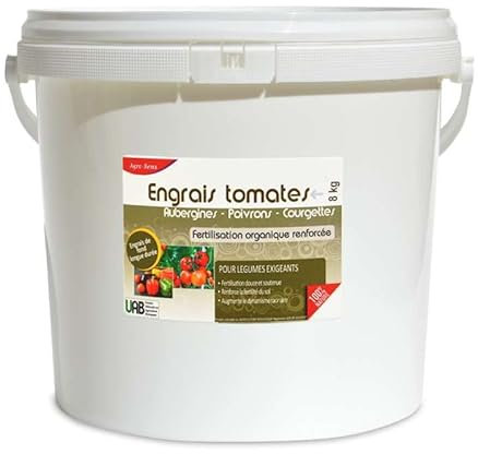 Engrais professionnel tomates et légumes du soleil UAB - Seau 8 kg