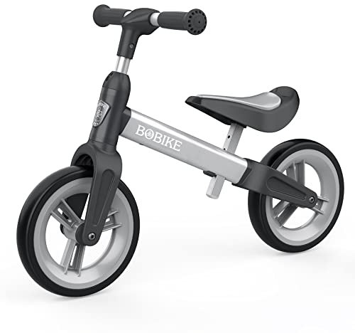 MHCYLION Laufrad ab 1.5-4 Jahre bis zu 25 kg, Lenkrad und Sattel höhenverstellbar, Lenkradschloss, Ultraleicht Kinderlaufrad Balance Fahrrad für Jungen Mädchen(Blau)