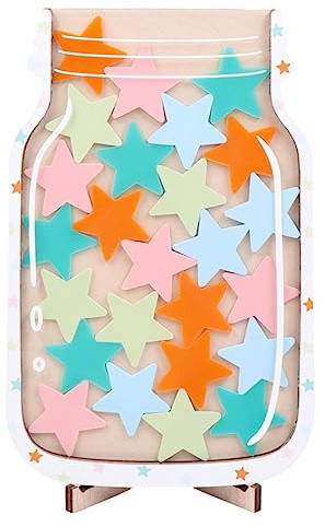 Stern Belohnungsglas für Jungen Und Mädchen, Verantwortungsornament für Schüler Und Lehrer