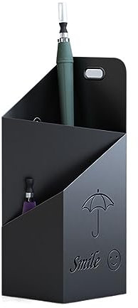 RUVOO Schirmständer Schirmhalter Schirmständer Aus Metall, Schirmeimer, Schwarzer Schirmständer, Für Die Dekoration Im Eingangsbereich, Im Home Office Regenschirmständer Regenschirmhalter