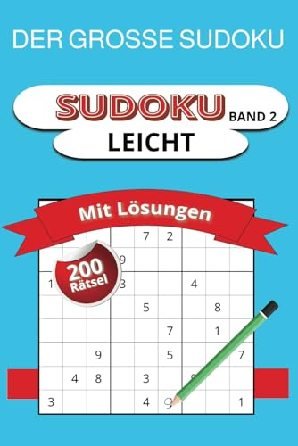 Der große Sudoku Band 2: 200 Kult-Rätsel, einfache Rätsel