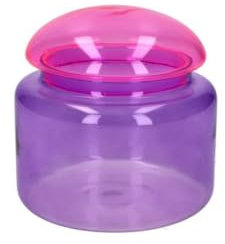 Gift Company Voile, Glasdose, L, Borosilikatglas, neon, pink/lila, gs