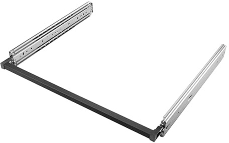 SOTOOLS FIX1-Set Schubladenschienen, 1000 mm, 200 kg, Schwarz, Vollauszug | Schwerlast-Vollauszug verzinkt, mit Einhandverriegelung, für Camper und Wohnmobil, 19 ± 0,5 x 75,8 ± 0,5 mm, max. 200 kg.
