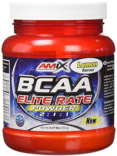 AMIX Nutrition | BCAA Elite Rate | Aminoácidos Ramificados 2:1:1 | Peso 350 g | Aumenta Energía y Resistencia | Quemador de Grasa | Especial para Deportistas | Reduce el Cansancio | BCAA en Polvo