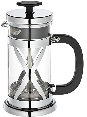 Cilio, 345001, caffettiera AA8Gloria, vetro, argento, 14,5 x 33,5 x 14,5 cm