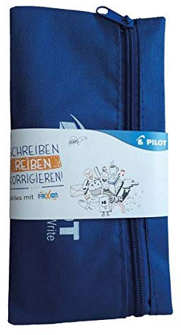 PILOT PEN Frixion Pen Case blau NEU gefüllt mit 5 Stiften