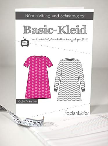Schnittmuster und Nähanleitung - Kinder Kleid - Basic-Kleid