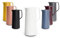 Emsa N41704 Motiva Isolierkanne, 1 Liter, Quick-Press-Verschluss, 12h heiß, 24h kalt, Glaskolben, Made in Germany, Nordisches Design, Weiß