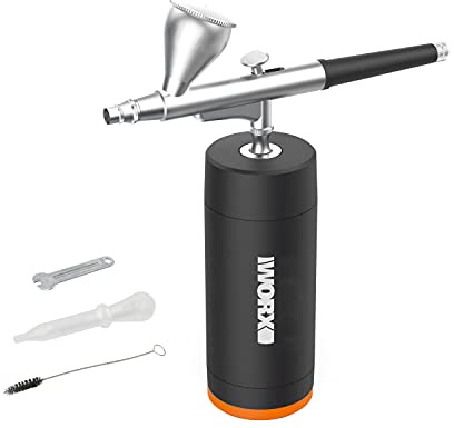WORX Airbrush MakerX 20 V WORX | PowerShare | WX742.9 - ohne HUB und Akku und Ladegerät Schwarz