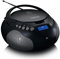 Lenco SCD-341 tragbares CD-Radio -CD-Player - DAB+ Radio - Bluetooth - Sender und Titelspeicher - Uhr - Stereo Lautsprecher - schwarz
