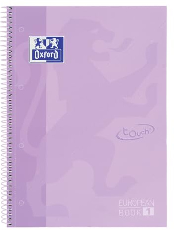 Oxford European Book 1 A4 liniert, 160 Seiten, Touch Hardcover, Violett
