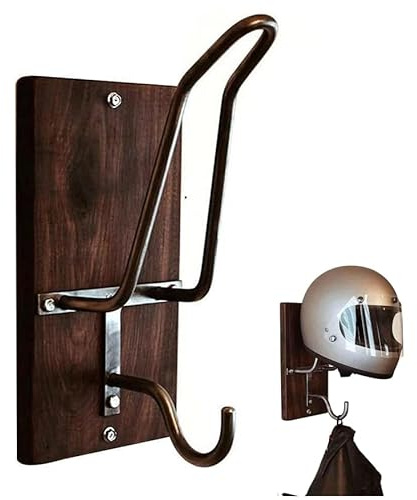 Yuiturt Helmhalterung Wand Multifunktional Motorradhelm Halter | Fahrradhelm Halterung, Wandmontage, Für Mäntel, Helme, Hüte
