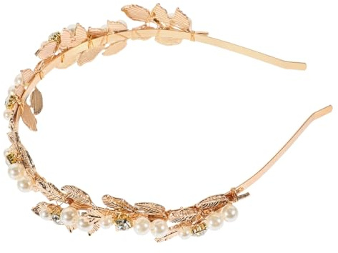 DECOMELODY Barocke Haarreifen mit Lorbeerkranz Design aus Langlebiger Legierung Eleganter Kopfschmuck für Hochzeit Braut und Festliche Anlässe Stilvoller Haarschmuck für Damen und Partys